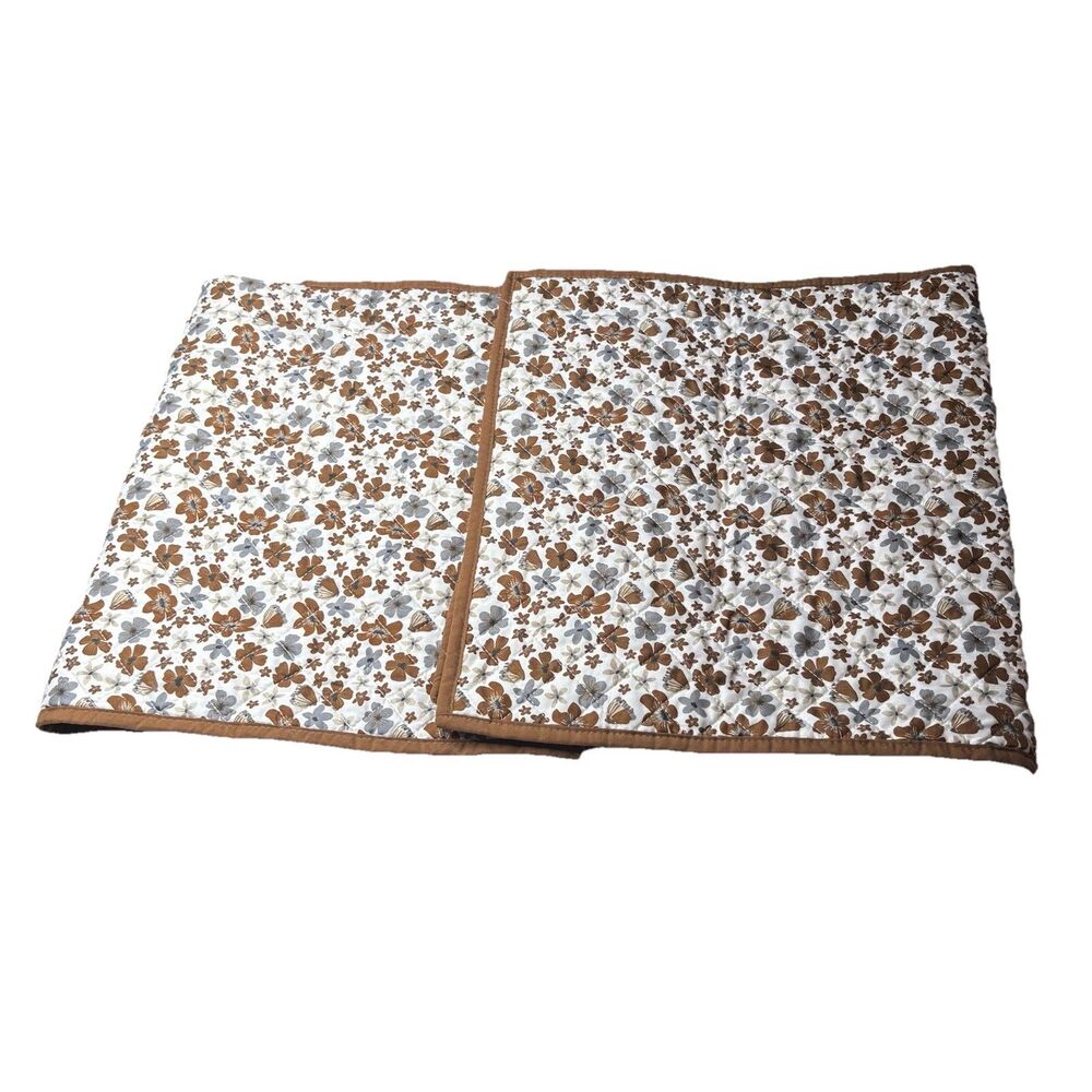 Mia Charro Berkshire Blanket & Home Co Brown Butterfly Pillow Case Set 36x20